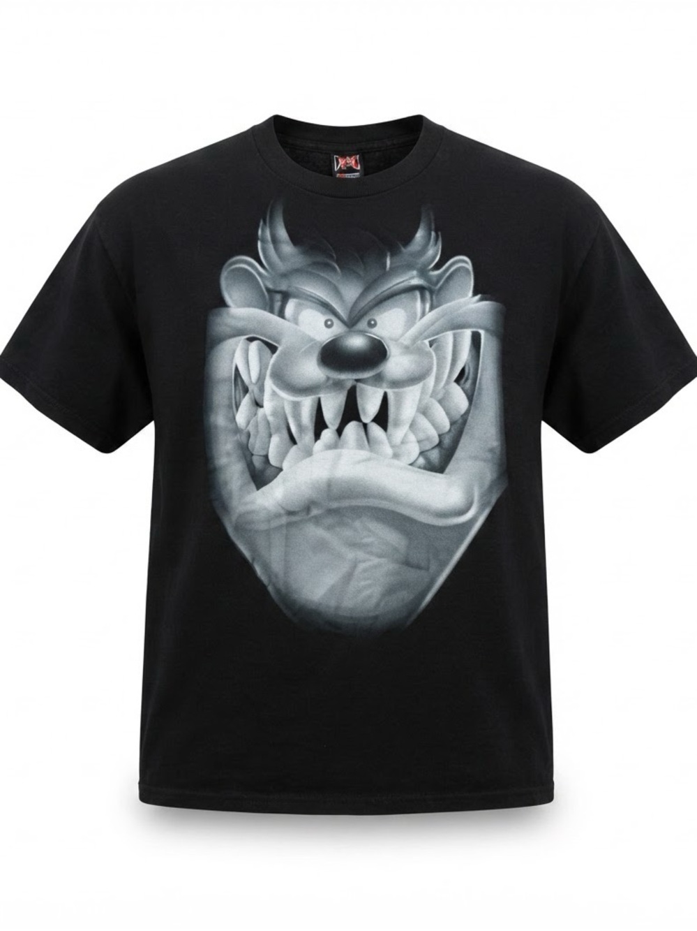 Warner Bros. Black Tee with Gray Taz Face Graphic